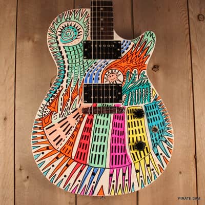 Gretsch  Custom art guitar  Ignite Jet Club HH  "  Hot Times in the City" " image 3
