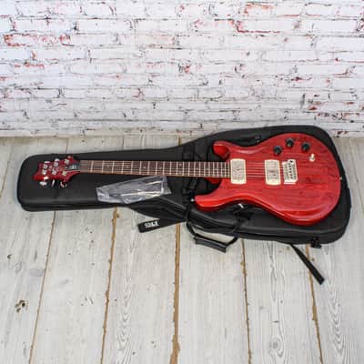 PRS - Paul Reed Smith SE DGT Standard Moons - Electric Guitar - Vintage Cherry - w/ Gigbag image 10