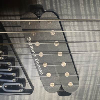 ESP LTD M-1007 MS Multi-Scale 2019 - See Thru Black Satin image 9