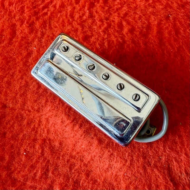 1960 Guild Anti-Hum mini neck humbucker pickup Chrome