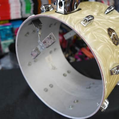 Vintage 1970s Gretsch USA 14" Maple Tom - Yellow Satin Flame | 10x14" image 3