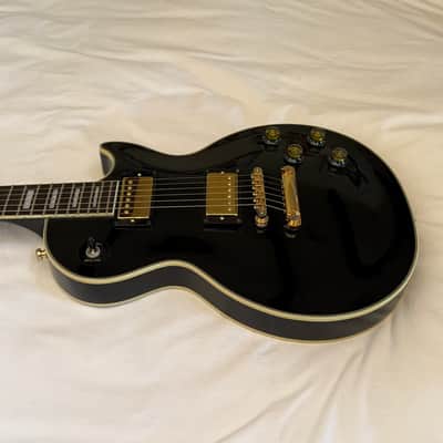 Vintage 2005 Epiphone (Gibson) Les Paul Custom - Ebony (Black Beauty) - Made in Korea (MIK) - Free Pro Setup image 5