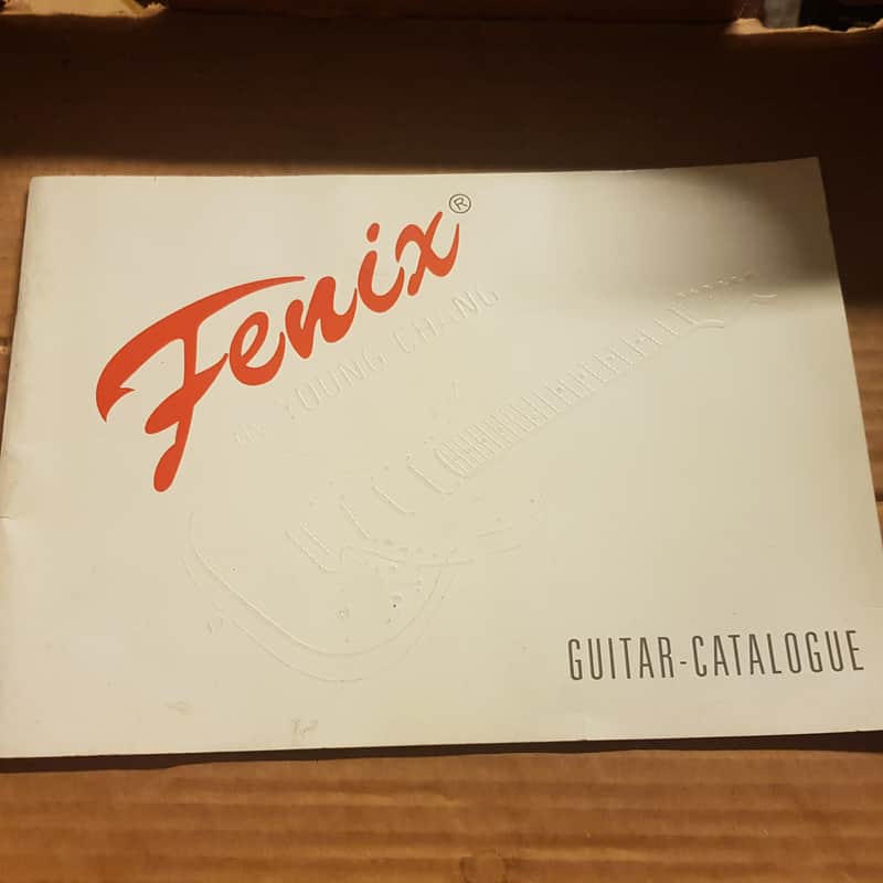 90's FENIX GUITAR CATALOGUE image 1