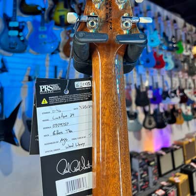 PRS Wood Library Custom 24 - Custom Color / Natural - Quilt 10 Top, Brazilian RW, Paisley Case, Signature Dealer 757 image 13