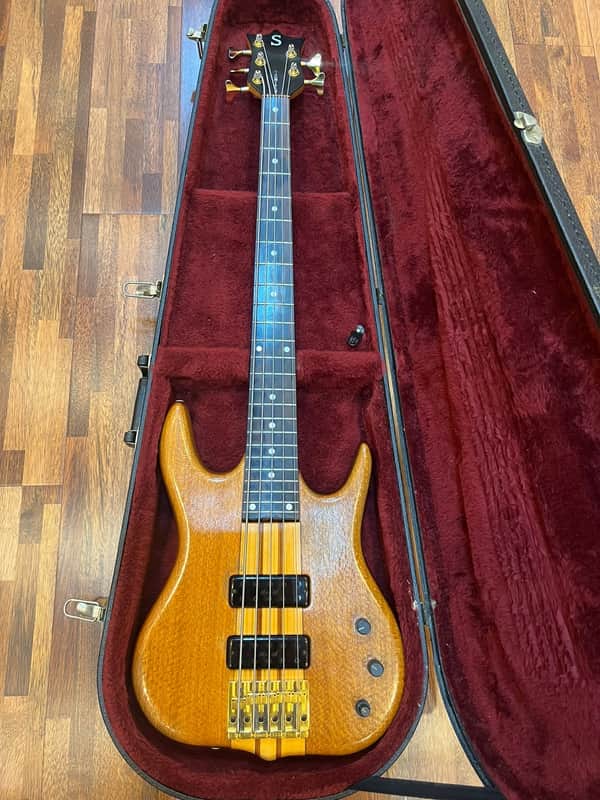 1990 Ken Smith BT5 Lacewood Walnut Mahogany 5 String Bass image 1