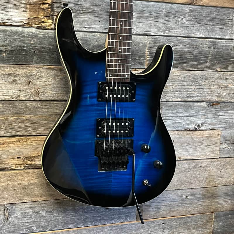 17601) Washburn RX22 FR-FB-LB - Flame Blue Burst | Reverb