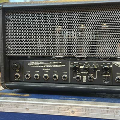 Mesa Boogie Dual Rectifier Solo Head 3-Channel 100W Amp - Chrome Panel image 5