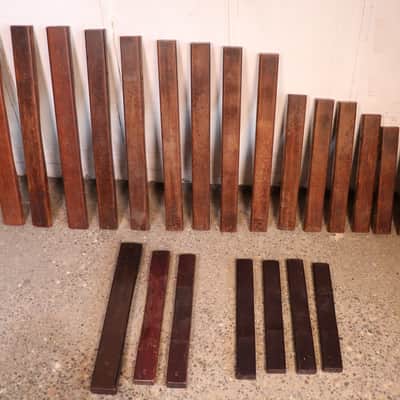 Deagan Rosewood Marimba Bars Vintage 1920's image 1