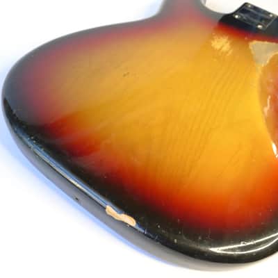 Vintage 1975 Fender P-P Precision Bass Double P-Bass Sunburst 4-Bolt Body mid-1970s image 15