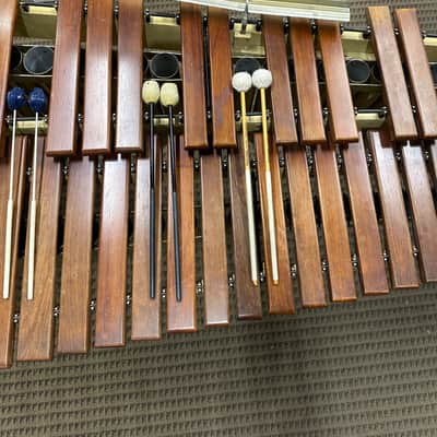 Musser Band Marimba Model #210 c.1950.  Includes Custom Wooden Travel Cases image 4