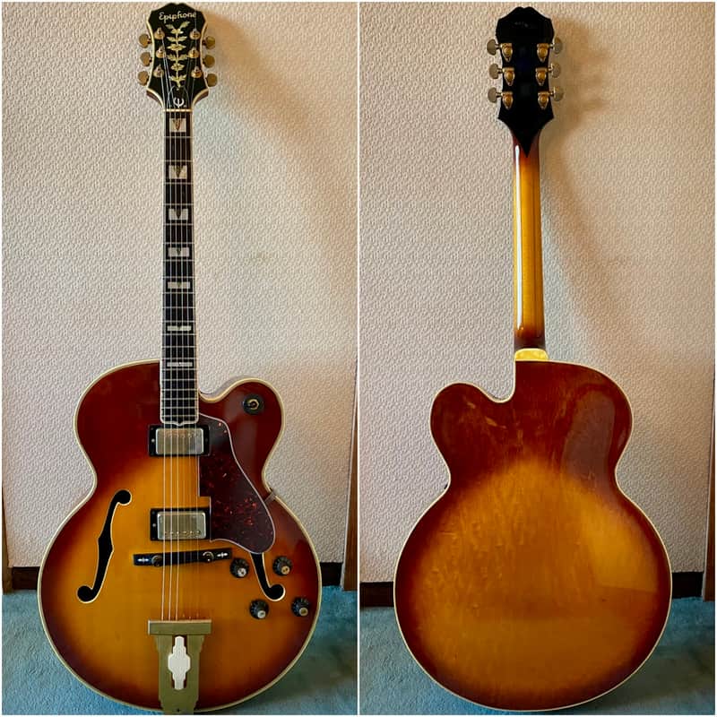 Price reduced! Epiphone Emperor Blue Lavel Matsumoku 1976 MIJ / Japan Vintage / Maple Body Neck / 17-inch Archtop Gibson L-5 CES image 1