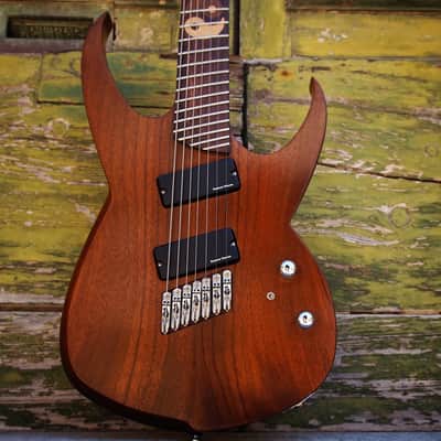 MC Guitars MC-72 | Multiscale | 7 stringer 2016 Natural Walnut image 15