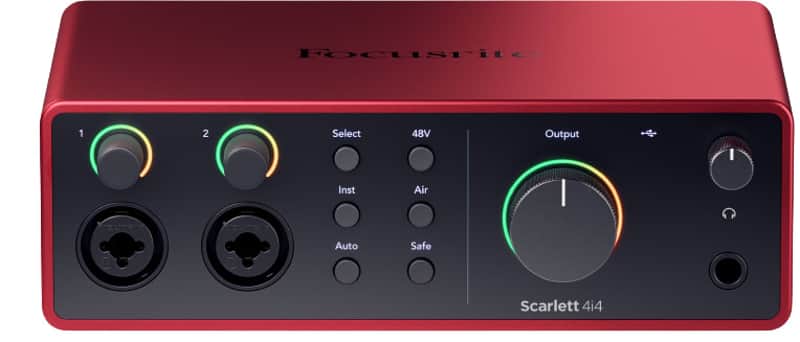 Focusrite Scarlett 4i4 4th Gen USB Audio Interface image 1