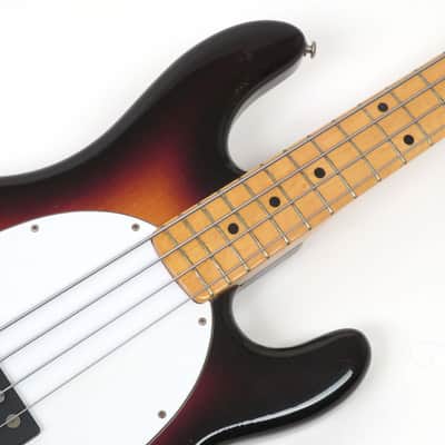 1976 Music Man Stingray Bass - Sunburst - First Year Model - White Pickguard & Epoxy Pre Amp image 7
