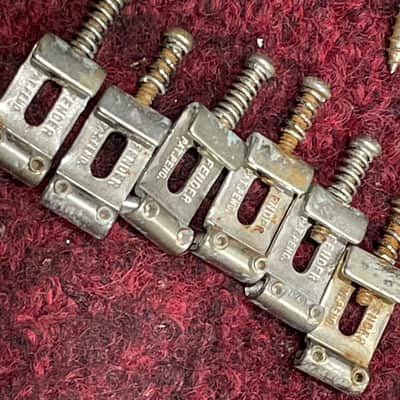 Fender Stratocaster Tremolo assembly Made In USA Pat Pend Saddles 009-4247-049 Relic image 7
