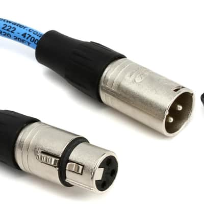 Pro Co EXM-20 Excellines Microphone Cable - 20 foot  Bundle with Hosa YPP-118 Y Cable - 1/4 inch TRS Male to Dual 1/4 inch TRS Female image 1