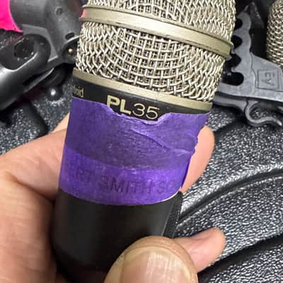 Electro-Voice EV PL35 Supercardioid Dynamic set of 4 Microphone with Drum Rim Clamp 2009 - Present - Satin Black image 3