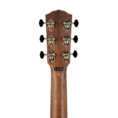 Fender PO-220E Orchestra Electro Acoustic Guitar, Aged Cognac Burst, CC22050XXXX image 9