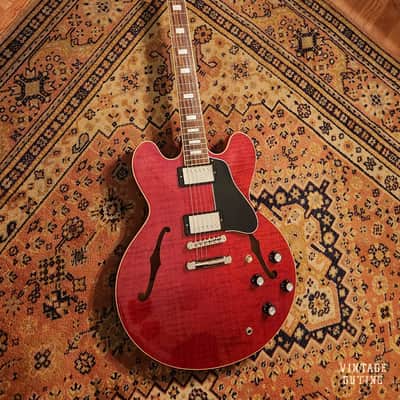 2023 Gibson ES-335 Figured Sixties Cherry w/ OHSC | Block Inlay, Figured Top image 22
