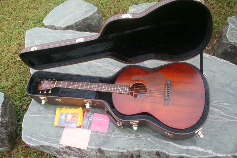 2008 Yairi R2AN Antique Processed OOO size Acoustic Guitar (Limited edition) - Natural+Yairi Hard Case plus more image 1