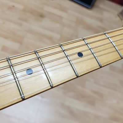 1986 Fender Squier '57 Reissue Stratocaster - Black image 6