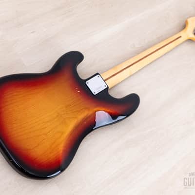 1973 Fender Precision Bass Sunburst Vintage Bass, Lightweight w/ "A" 1 1/2" Nut & Case image 12