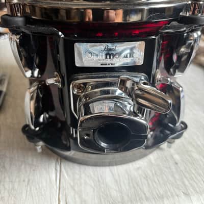 Used Pearl EXR 8"x7" Tom - Strata Red with Die Cast Hoops image 2