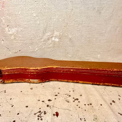 1950's Gibson Les Paul Guitar Case Brown-Pink Lifton 4 Latch Flat Top ~1952-1954 image 17