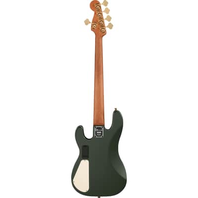Charvel Pro Mod San Dimas JJ V Electric Bass, 5-String, Lambo Green image 8