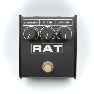 ProCo RAT Made in USA Silver Screw LM308N With Conversion Cable Distortion Guitar Effect Pedal 173163 image 2