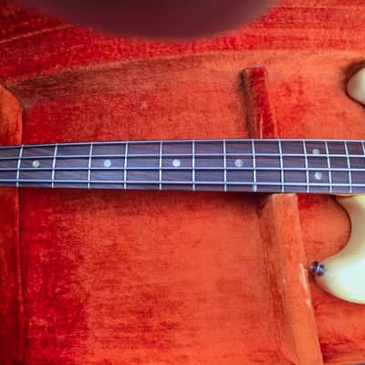 Fender Mustang Bass w/OHSC May 17, 1967 - Olympic White image 6