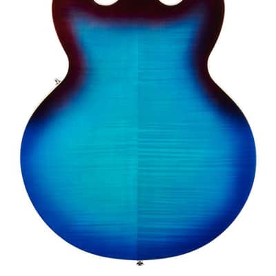 Epiphone ES335 Figured Top Semi Hollowbody Guitar Blueberry Burst image 6