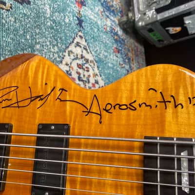 Gibson Tom Hamilton's Aerosmith, LPB-2 Les Paul Deluxe Plus Bass (#51) 1991 - Natural image 8