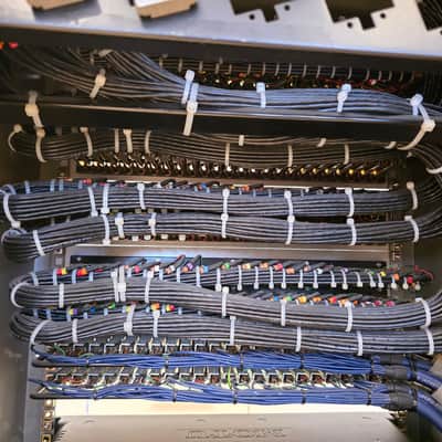 5x Canford M&M Broadcast-spec 2U Bantam Patchbays 2x24, Canford/VanDamme looms image 4