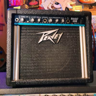 Peavey Rage 108 Teal Stripe 80s DECADE Rocker! 1980s - Black image 1