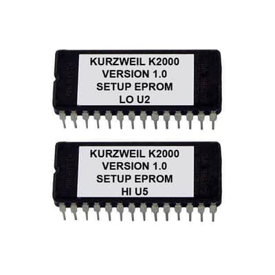 Kurzweil k2vx Setup EPROMS v 1.0 for K2000 K2000r K-2000 K-2000R eprom os sampler