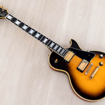 1976 Gibson Les Paul Custom Vintage Guitar Tobacco Sunburst w/ T Tops, Case image 11