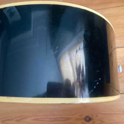 Eko E 20 Ranger VI 1970s Acoustic Guitar Body Good Condition Black image 10