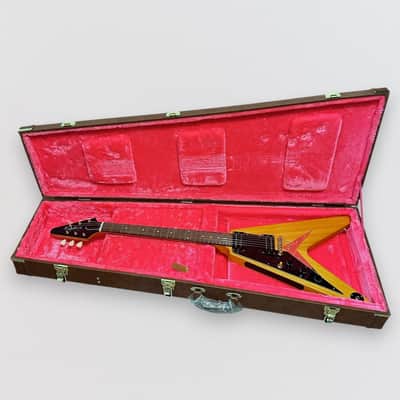 Epiphone 1958 Korina Flying V Left Handed Electric Guitar - Aged Natural image 13