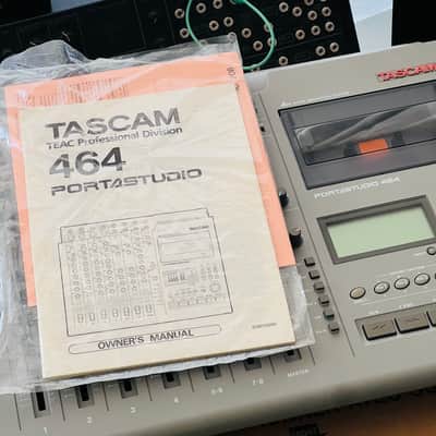 Serviced TASCAM 464 Portastudio 4-Track Cassette Recorder - With Box, Manual, and Tape image 2