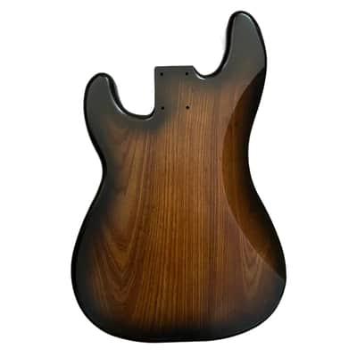Roasted Swamp Ash PB Style Bass Body Sunburst Nitro Finish image 2