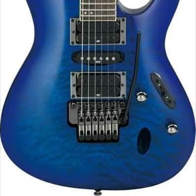 Ibanez S670QM S Series Electric Guitar Sapphire Blue image 3