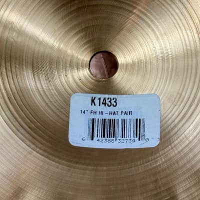Don’t pay £485!! (LIKE NEW) 14” Zildjian K FAT HATS 1077g 1273g image 12