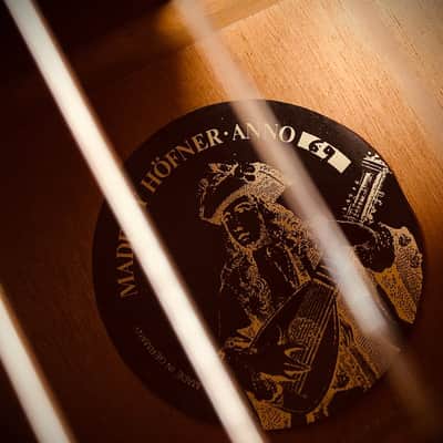 vintage classical guitar Hofner, model 514, "Flamenco", 1969 image 3
