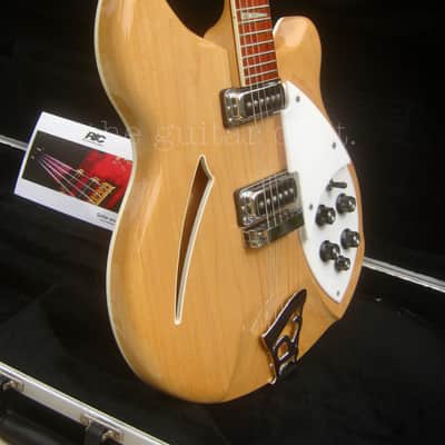 ♚ IMMACULATE ♚ TIMEWARP !♚ 2002 Rickenbacker 360-6 Deluxe ♚ MapleGlo ♚ 330 ♚ Shark Tooth Inlays ! image 13
