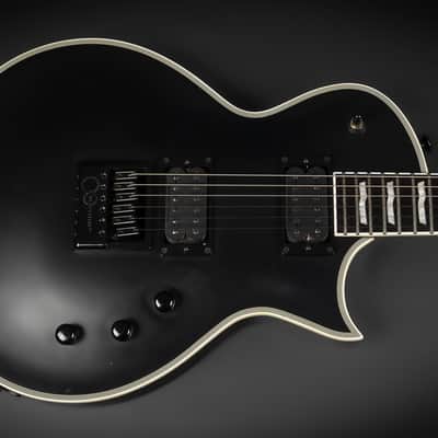 2019 ESP E-II Eclipse ET - Black Satin | Japan Singlecut Evertune Bridge Set Thru Seymour Duncan Sentient Pegasus Pickups 3.69kg | OHSC image 4