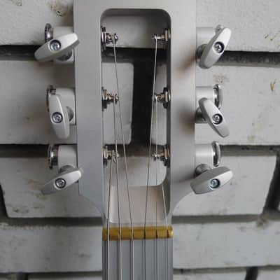 Obstructures 0.750 2016 clear solid aluminum guitar image 3
