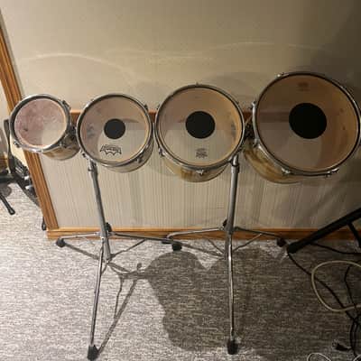 Ludwig Concert Toms 1970’s - Butcher Block image 2