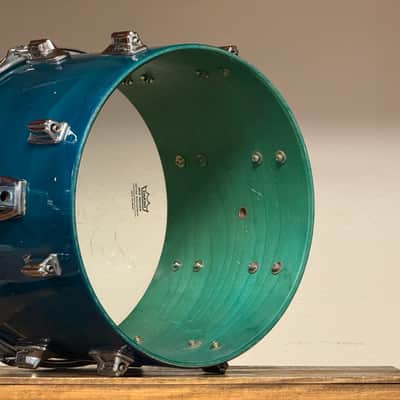 1980's Tama 14" Superstar Aquamarine 10x14 Rack Tom image 11