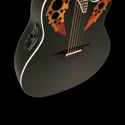 Ovation 2778AX-5-G Pro Series Standard Elite Deep Contour Acoustic-Electric Guitar Black image 8